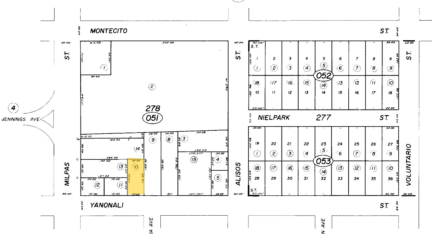 915 E Yanonali St, Santa Barbara, CA for lease Plat Map- Image 1 of 2