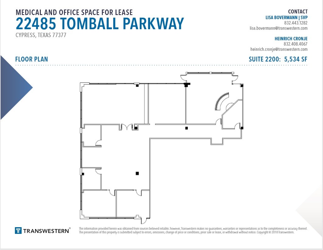 22485 Tomball Pky, Houston, TX for lease Floor Plan- Image 1 of 1