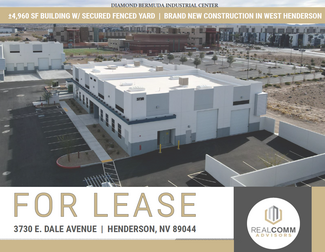 More details for 3730 E Dale Ave, Henderson, NV - Industrial for Lease