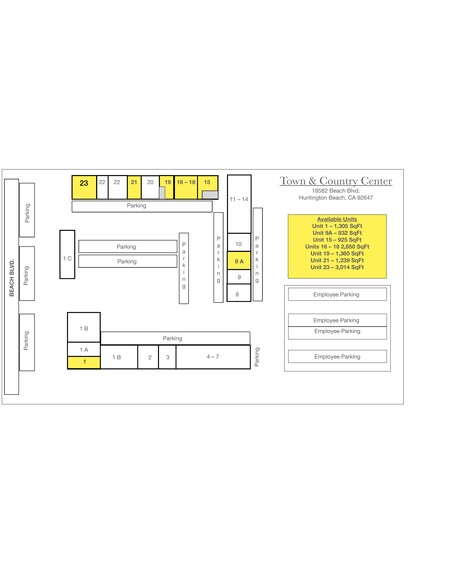 18582 Beach Blvd, Huntington Beach, CA for lease - Site Plan - Image 2 of 8