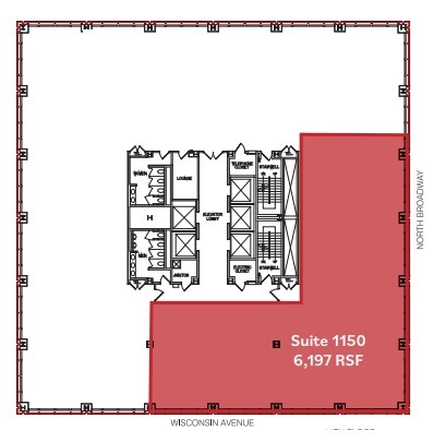 250 E Wisconsin Ave, Milwaukee, WI for lease Floor Plan- Image 1 of 1