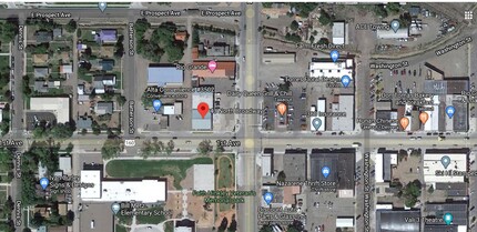 43 N Broadway St, Monte Vista, CO - aerial  map view