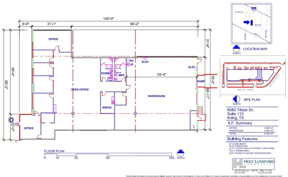8080 Tristar Dr, Irving, TX for lease Floor Plan- Image 1 of 1