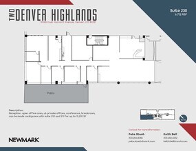 10375 E Harvard Ave, Denver, CO for lease Floor Plan- Image 1 of 1