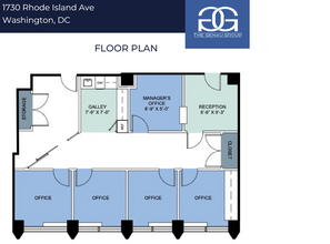 1730 Rhode Island Ave NW, Washington, DC for lease Floor Plan- Image 1 of 5