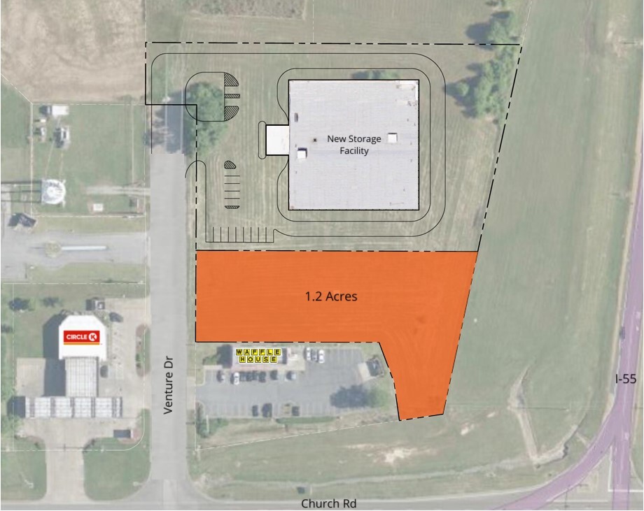 0 Venture Dr, Southaven, MS for sale Site Plan- Image 1 of 3