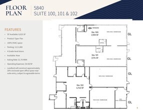 5860 El Camino Real, Carlsbad, CA for lease Floor Plan- Image 2 of 2