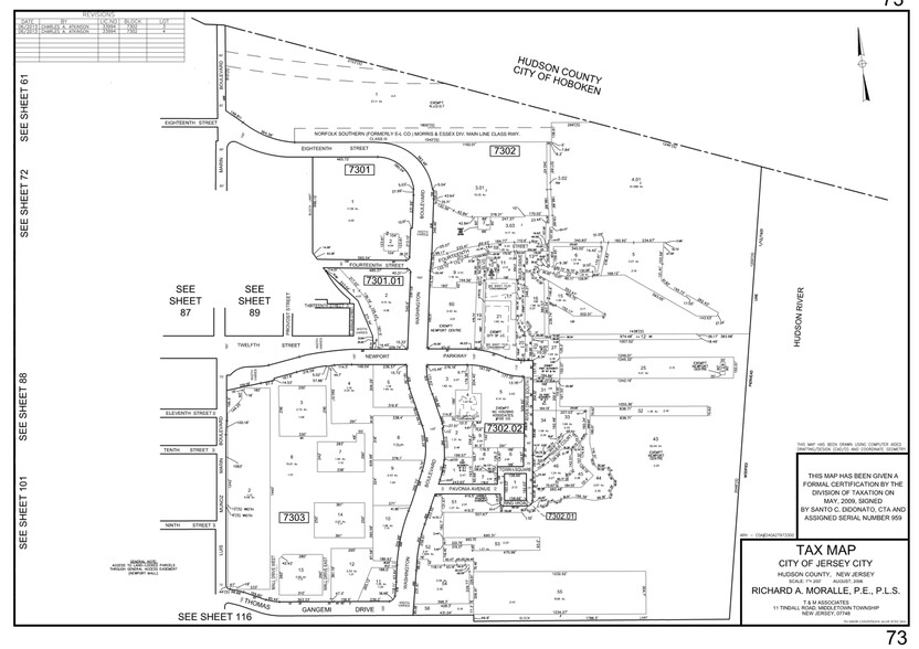 499 Washington Blvd, Jersey City, NJ for lease - Plat Map - Image 2 of 20