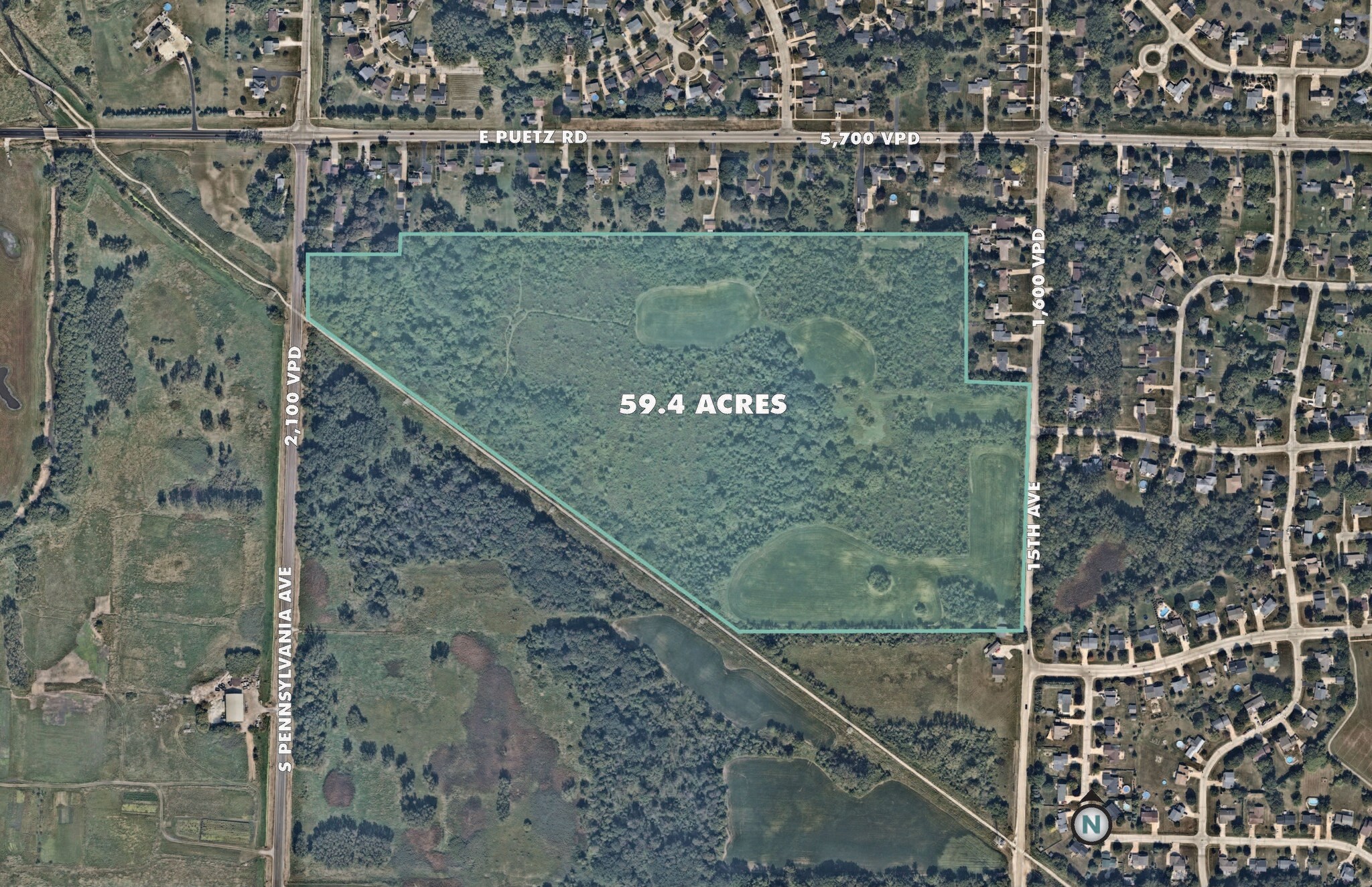 SWQ E Puetz Road & 15th Ave, Oak Creek, WI for sale Primary Photo- Image 1 of 4