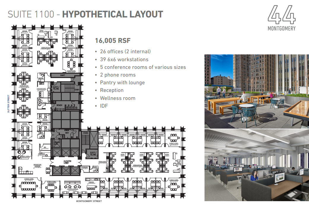 44 Montgomery St, San Francisco, CA for lease Floor Plan- Image 1 of 1