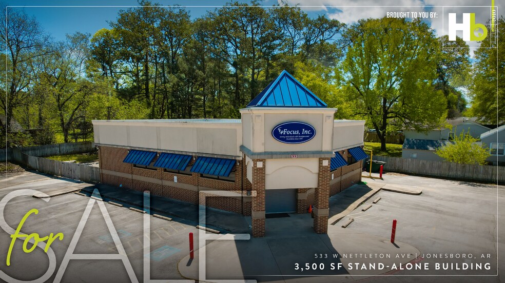 533 W Nettleton Ave, Jonesboro, AR 72401 3,500 SF StandAlone