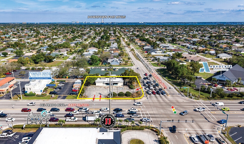 825 Del Prado Blvd S, Cape Coral, FL for sale - Aerial - Image 3 of 7