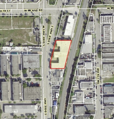 1610-1614 S Dixie Hwy, Pompano Beach, FL for lease - Plat Map - Image 3 of 3