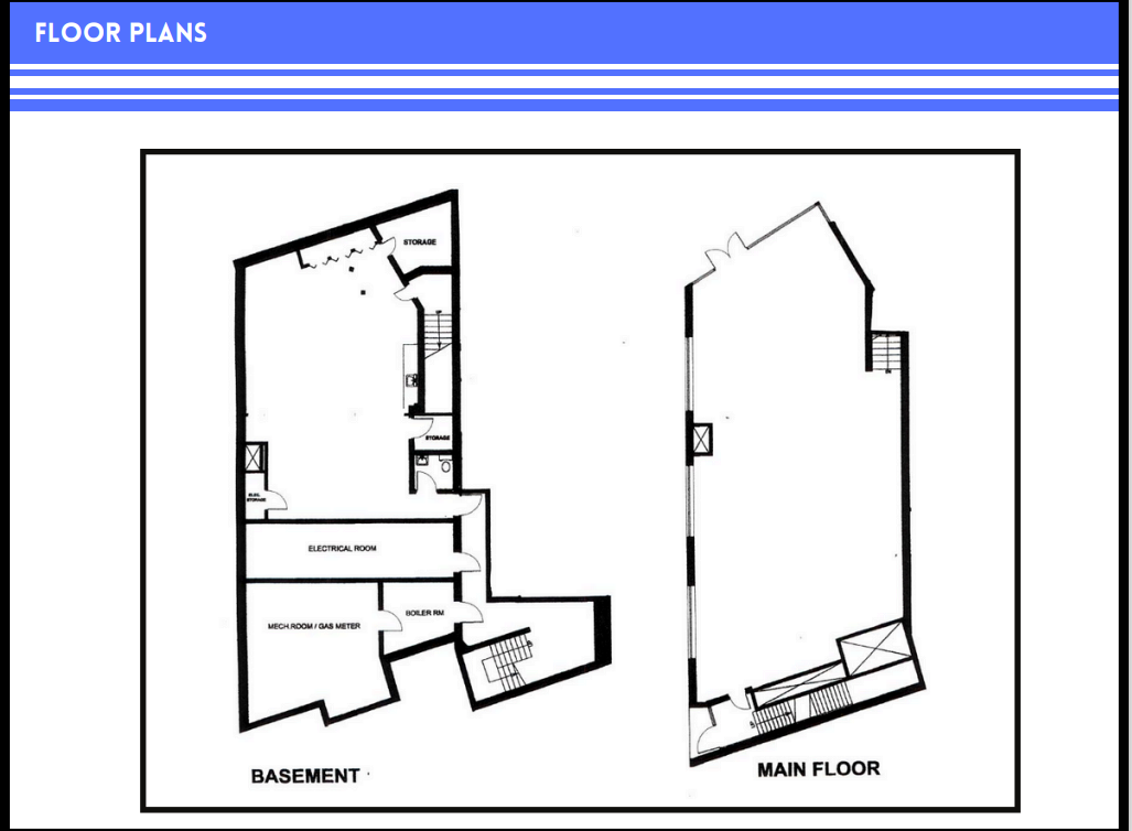 394-400 Pacific Ave, Toronto, ON for lease Floor Plan- Image 1 of 1