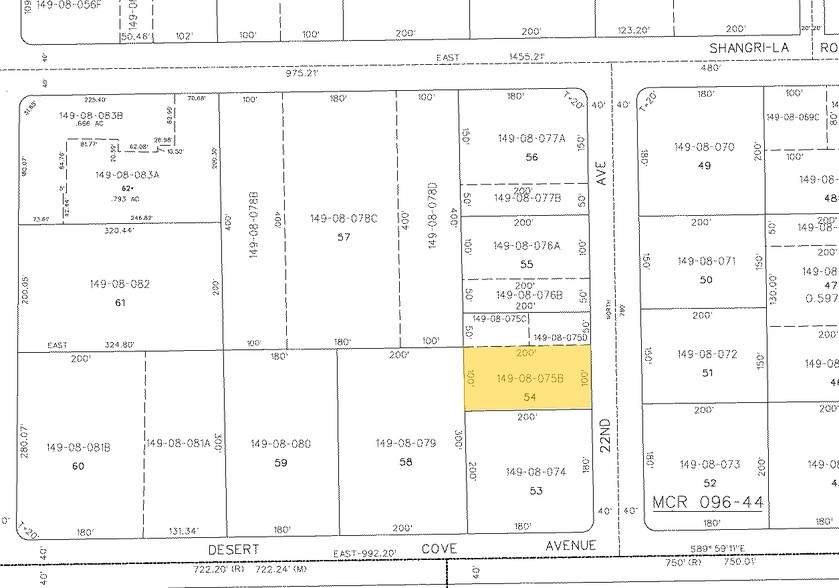 11024 N 22nd Ave, Phoenix, AZ for lease - Plat Map - Image 2 of 5