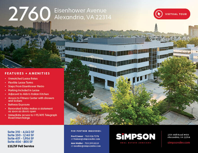 2760 Eisenhower Ave, Alexandria, VA for lease - Building Photo - Image 1 of 9