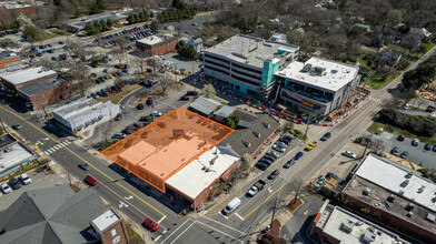 102 E Main St, Carrboro, NC - aerial  map view - Image1