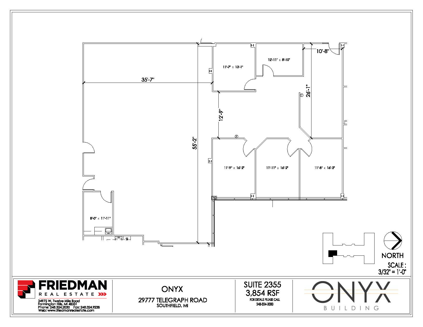 29777 Telegraph Rd, Southfield, MI for lease Floor Plan- Image 1 of 2