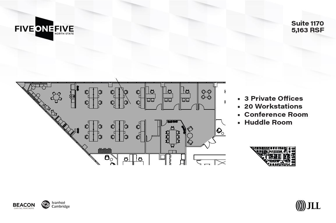 515 N State St, Chicago, IL for lease Floor Plan- Image 1 of 9