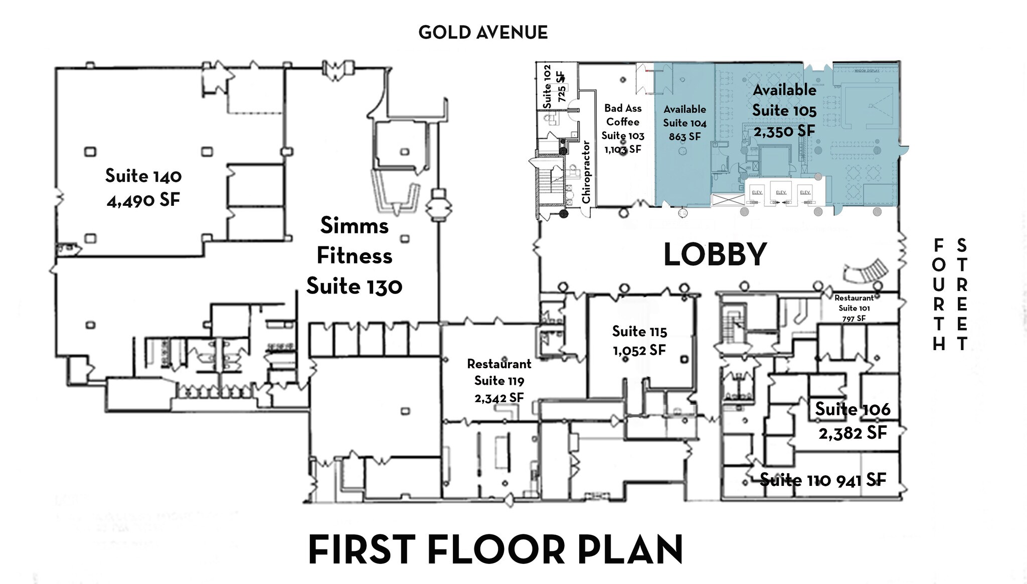 400 Gold Ave SW Albuquerque NM 87102 Retail Space For Lease