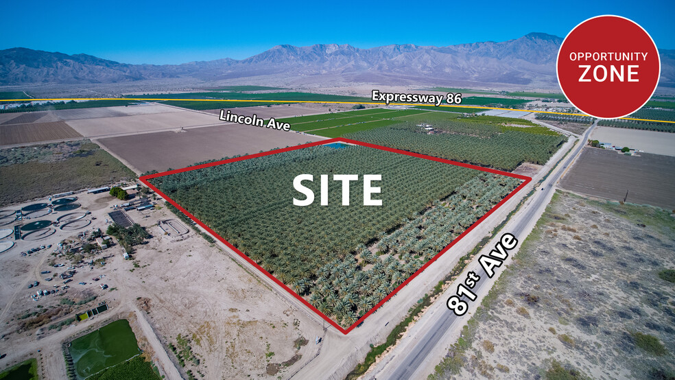 SEC Lincoln St & 81st Ave ave, Thermal, CA for sale - Aerial - Image 1 of 11