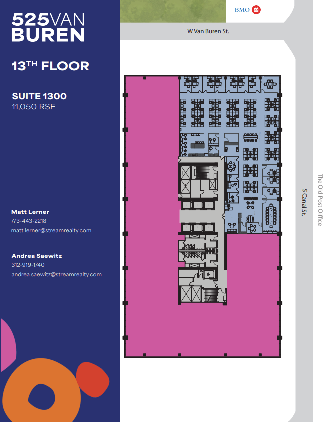 525 W Van Buren St, Chicago, IL for lease Floor Plan- Image 1 of 1