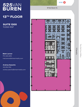 525 W Van Buren St, Chicago, IL for lease Floor Plan- Image 1 of 1