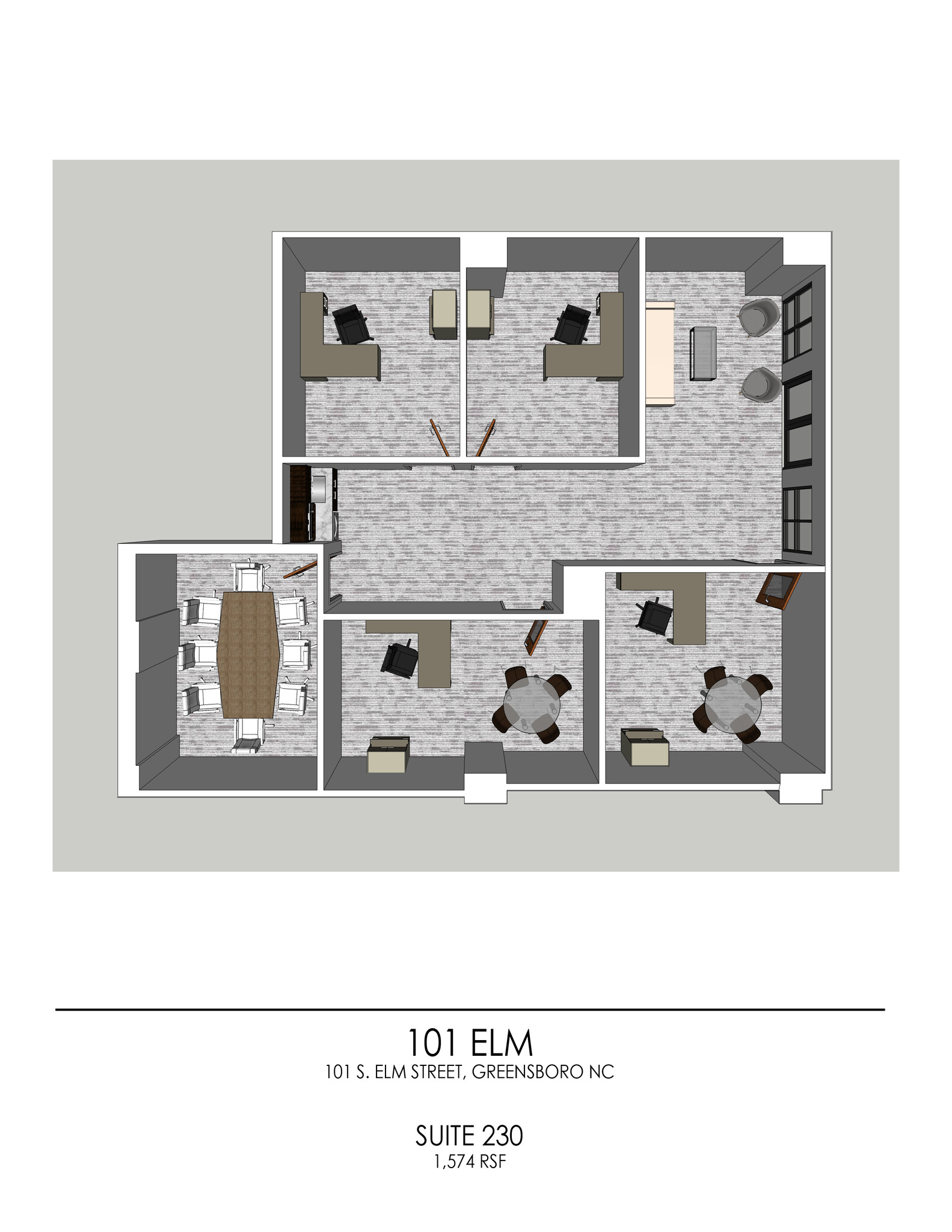 101 S Elm St, Greensboro, NC for lease Floor Plan- Image 1 of 1