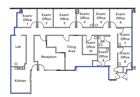 150 N Robertson Blvd, Beverly Hills, CA for lease Floor Plan- Image 1 of 1