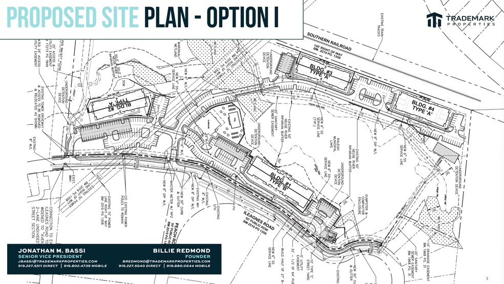 802-906 Ileagnes Road, Raleigh, NC for sale - Site Plan - Image 2 of 3