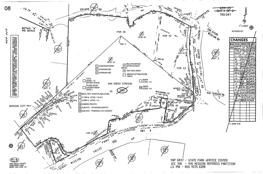 9366 Friars Rd, San Diego, CA for lease - Plat Map - Image 2 of 2