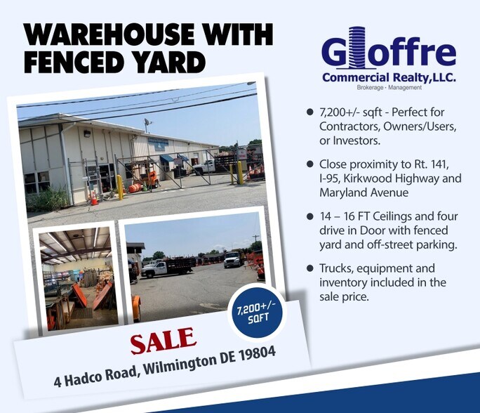 4 Hadco Rd, Wilmington, DE for sale - Building Photo - Image 1 of 1
