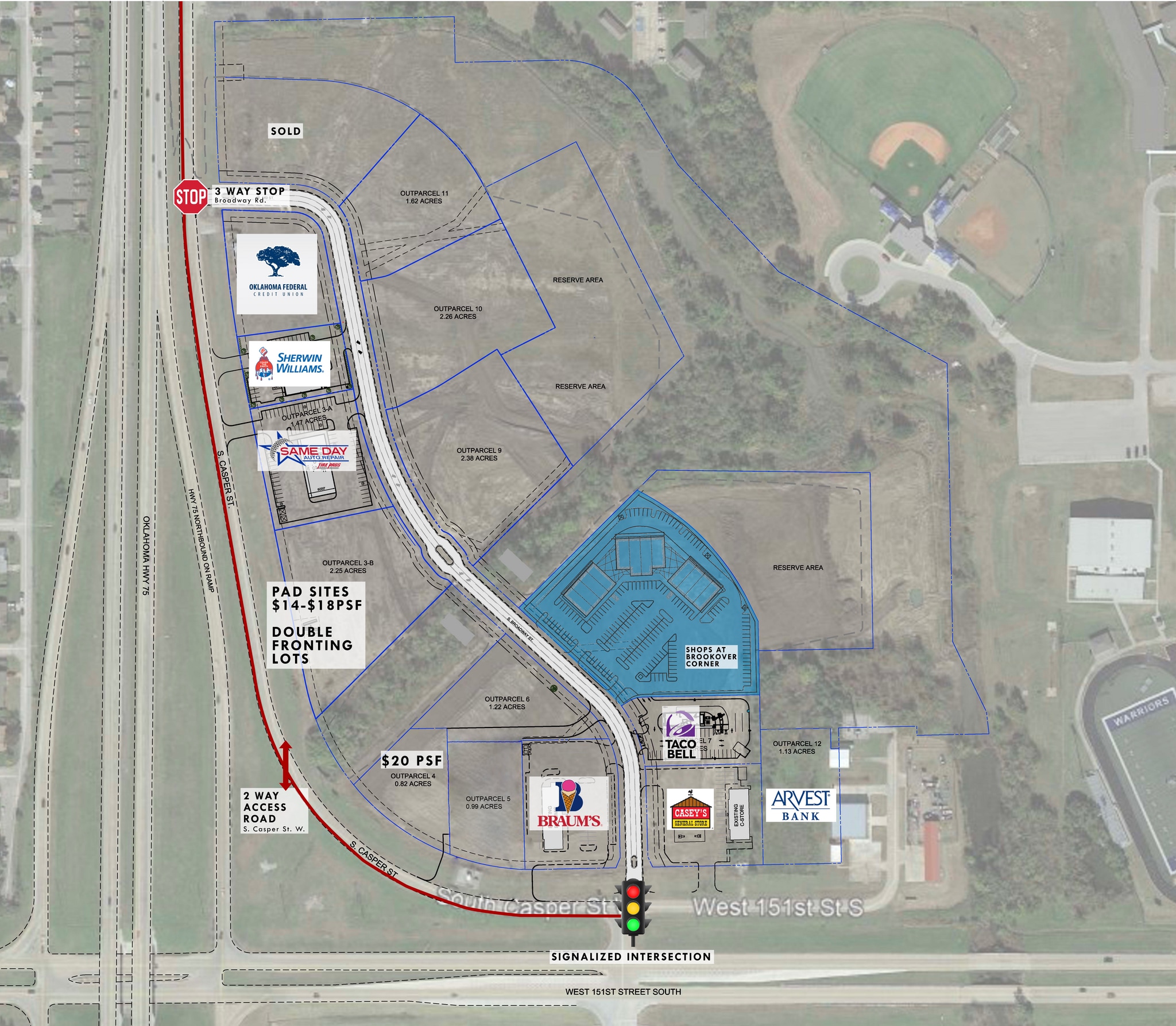 US Highway 75, Glenpool, OK for sale Building Photo- Image 1 of 4