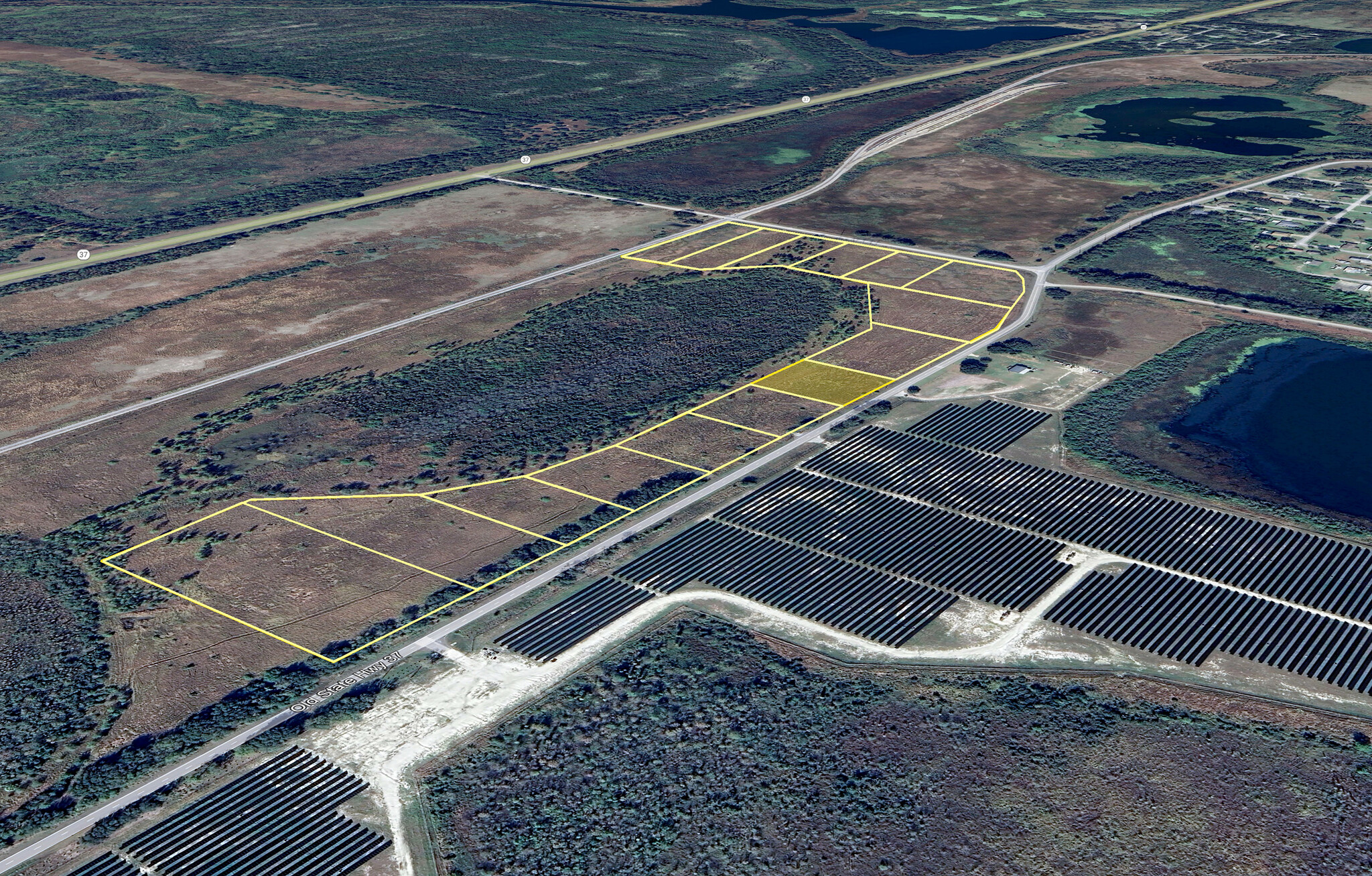 Old State 37 Hwy, Mulberry, FL for sale Aerial- Image 1 of 5