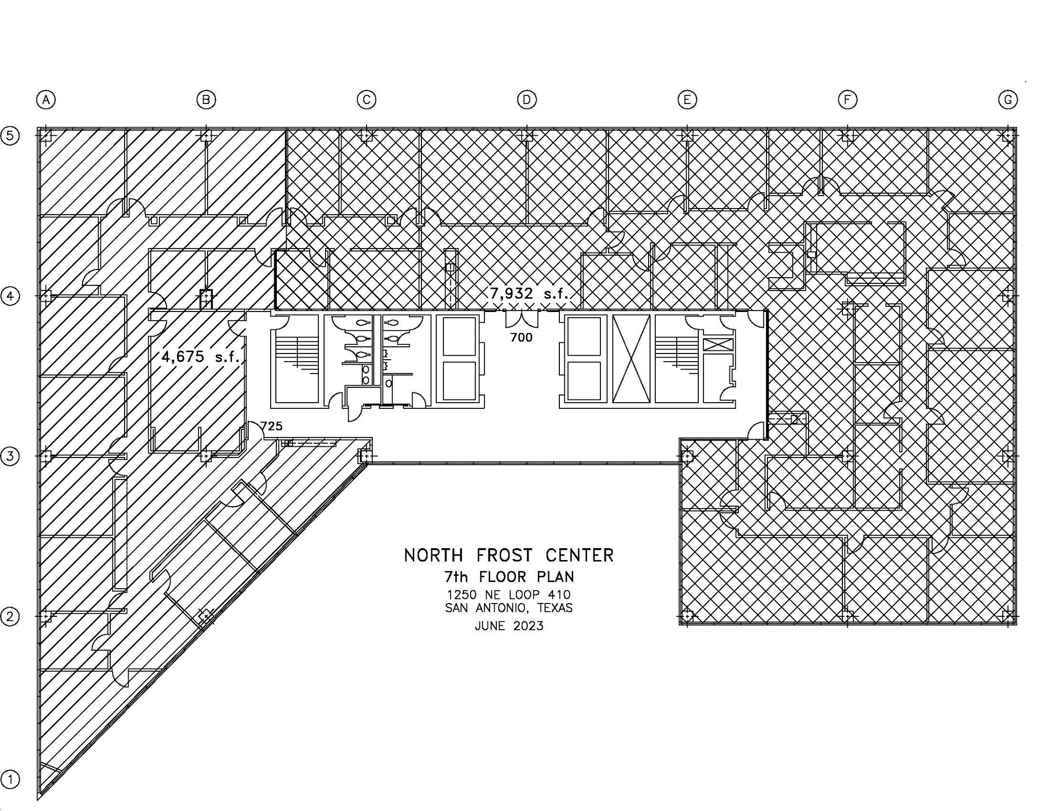 1250 NE Loop 410, San Antonio, TX for lease Typical Floor Plan- Image 1 of 2