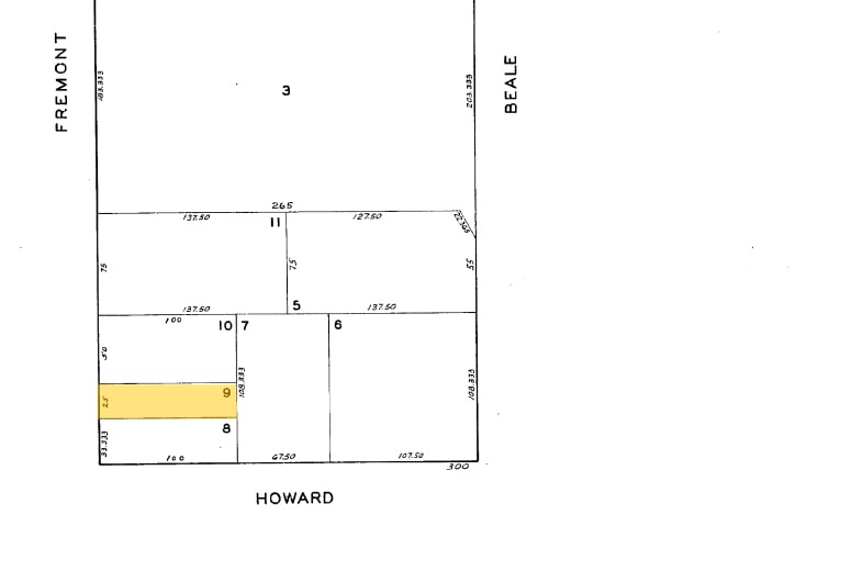 342 Howard St, San Francisco, CA for lease - Plat Map - Image 2 of 6