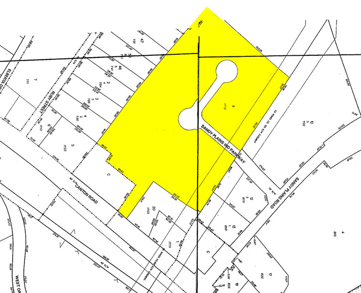 1800 Sandy Plains Pky, Marietta, GA for lease - Plat Map - Image 3 of 13