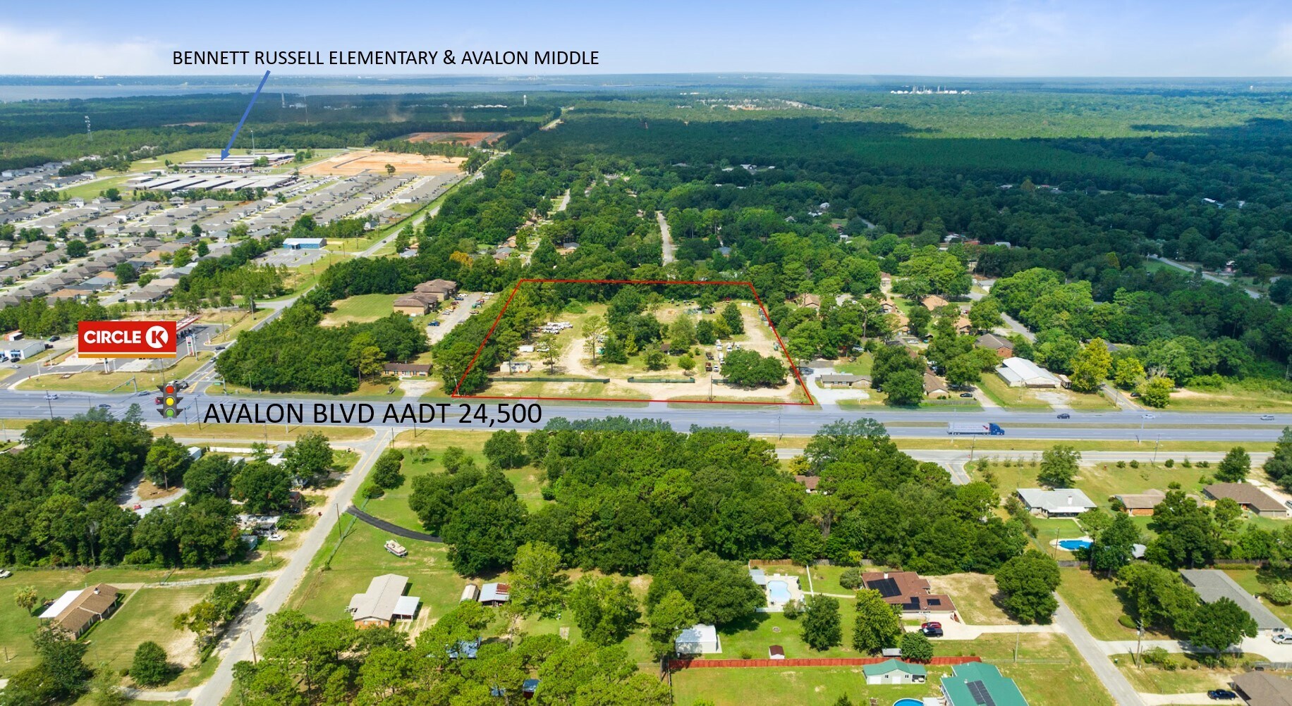 3851 Avalon Blvd, Milton, FL 32583 +/ 6 Acre HCD Development Site
