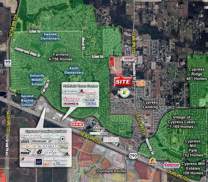 20239 Schiel Rd, Cypress, TX for sale - Aerial - Image 2 of 2