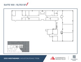 5251 Westheimer Rd, Houston, TX for lease Floor Plan- Image 1 of 1