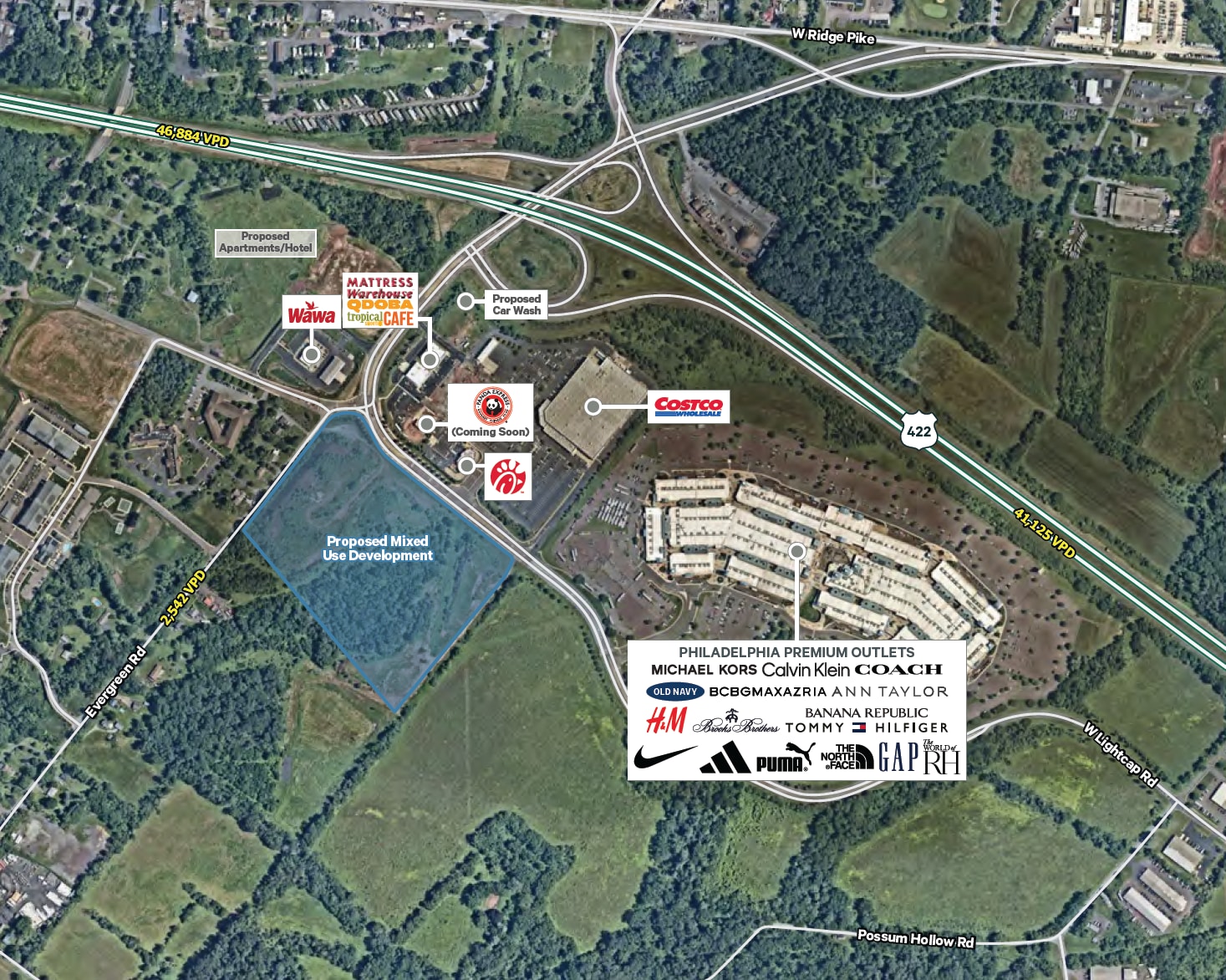 Route 422 & Evergreen Rd, Limerick, PA for lease Building Photo- Image 1 of 4