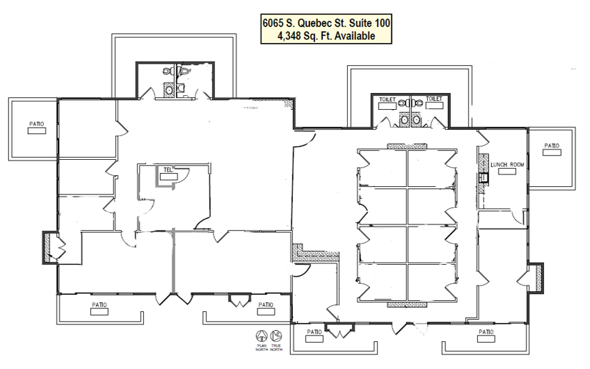 6065 S Quebec St, Centennial, CO for lease Floor Plan- Image 1 of 21