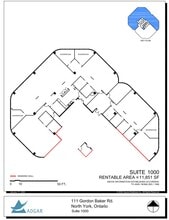 111 Gordon Baker Rd, Toronto, ON for lease Floor Plan- Image 1 of 1