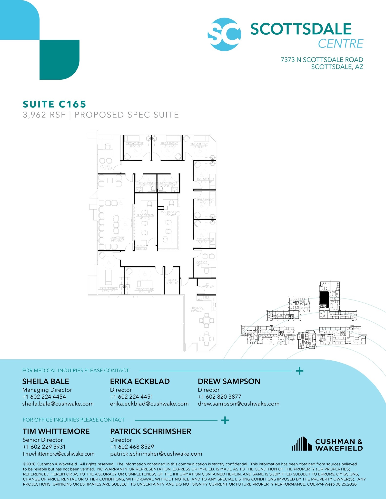 7373 N Scottsdale Rd, Scottsdale, AZ for lease Site Plan- Image 1 of 1