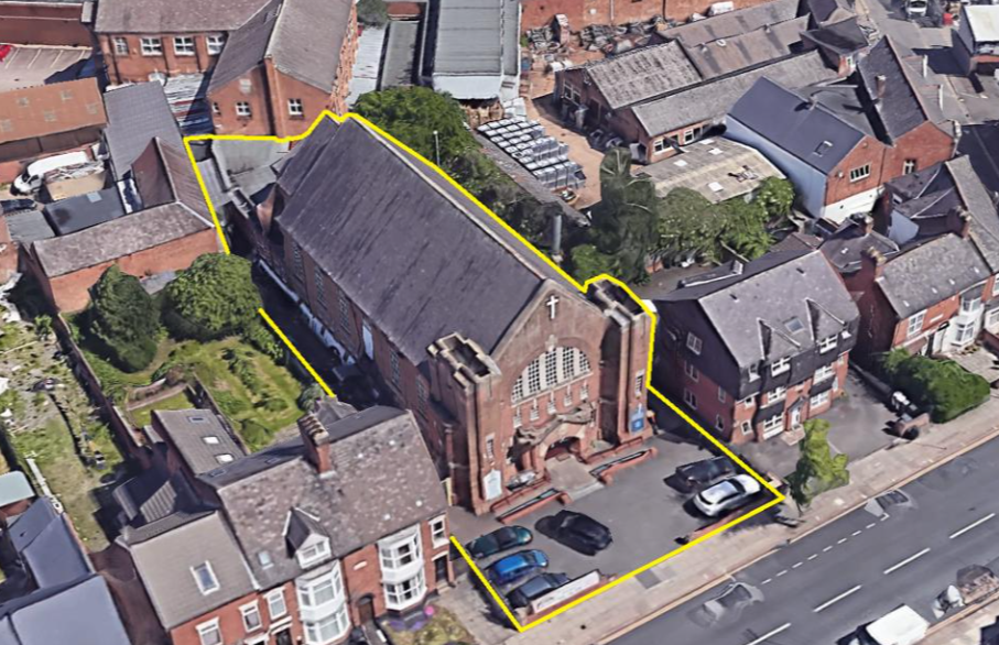 78 Uppingham Rd, Leicester for lease - Aerial - Image 2 of 2