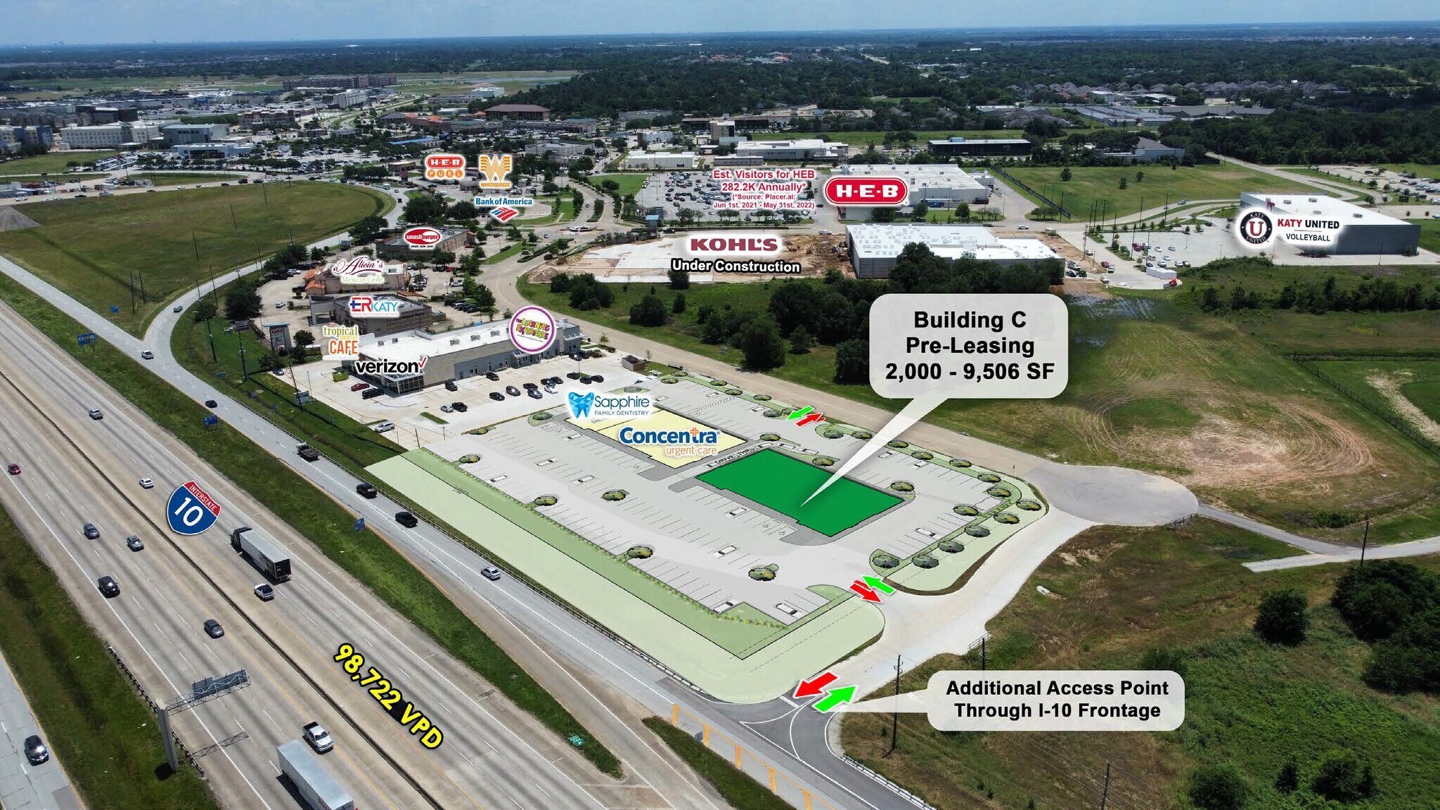 I10 & Pin Oak Rd, Katy, TX 77494 Shoppes at Katy Pin Oak