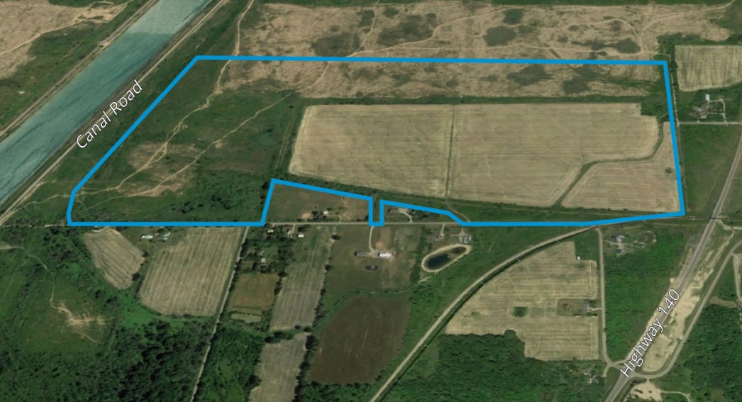 140 Hwy 58A and HWY 140 Hwy, Port Colborne, ON for sale Aerial- Image 1 of 1