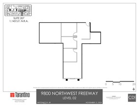 9800 Northwest Fwy, Houston, TX for lease Site Plan- Image 1 of 1