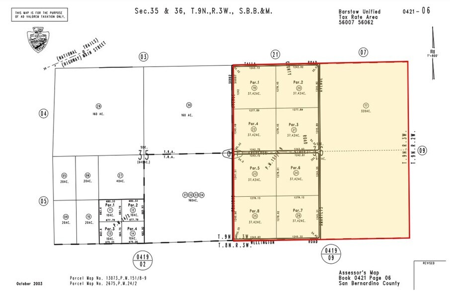 Amarylis Ave, Barstow, CA for sale - Building Photo - Image 2 of 2