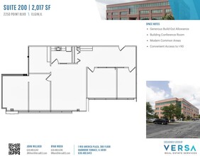 2250 Point Blvd, Elgin, IL for lease Floor Plan- Image 1 of 2